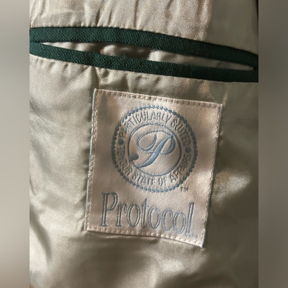 PROTOCOL Vintage Wool Blend Blazer - Picture 5 of 7